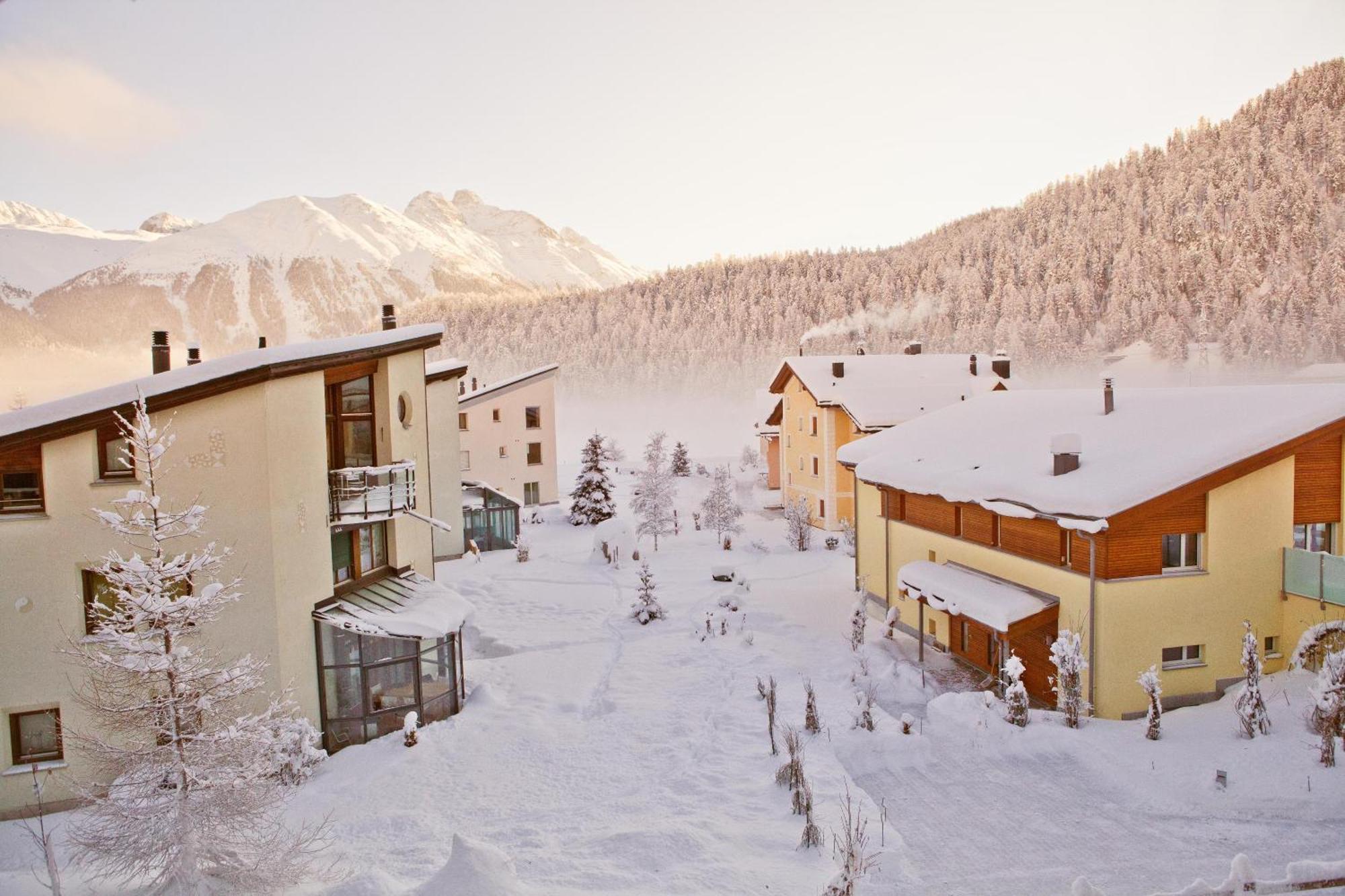 Chesa Panorama Apartment Celerina/Schlarigna Bagian luar foto